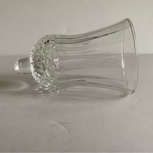 Home Interior Homeco Glass Votive Cup Sconce Candle Holder, Diamond Pattern